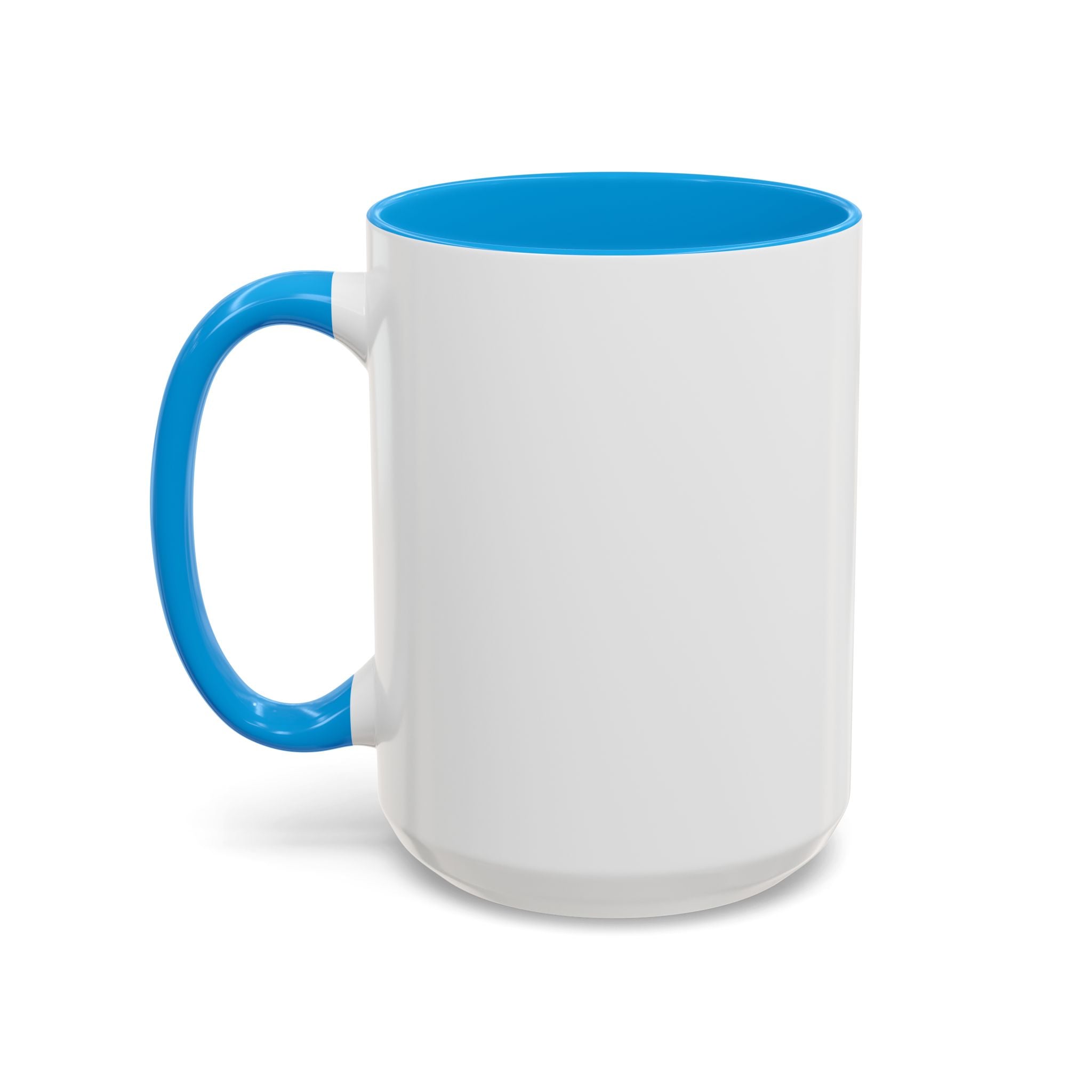 Customizable Glossy Ceramic Accent Mug 11oz and 15oz