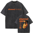 Nameria Unisex Vintage Wash Oversized Cotton T-Shirt