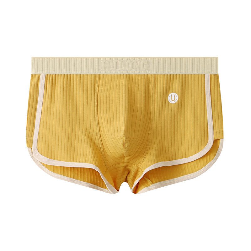 Nameria Men's Mid Waist Cotton Boxer Briefs