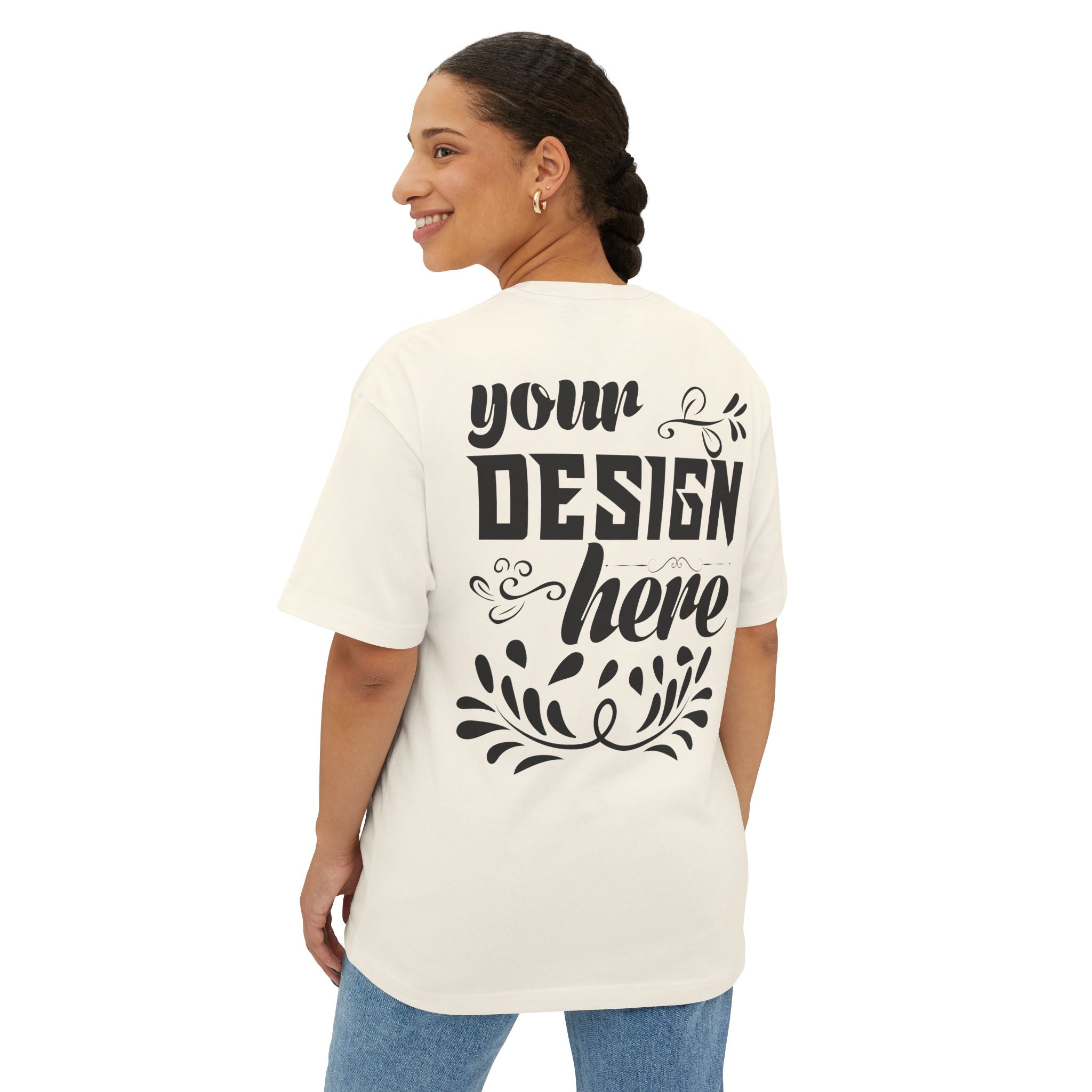 Customizable Bella+Canvas 3010 Unisex Oversized Boxy Tee Cotton
