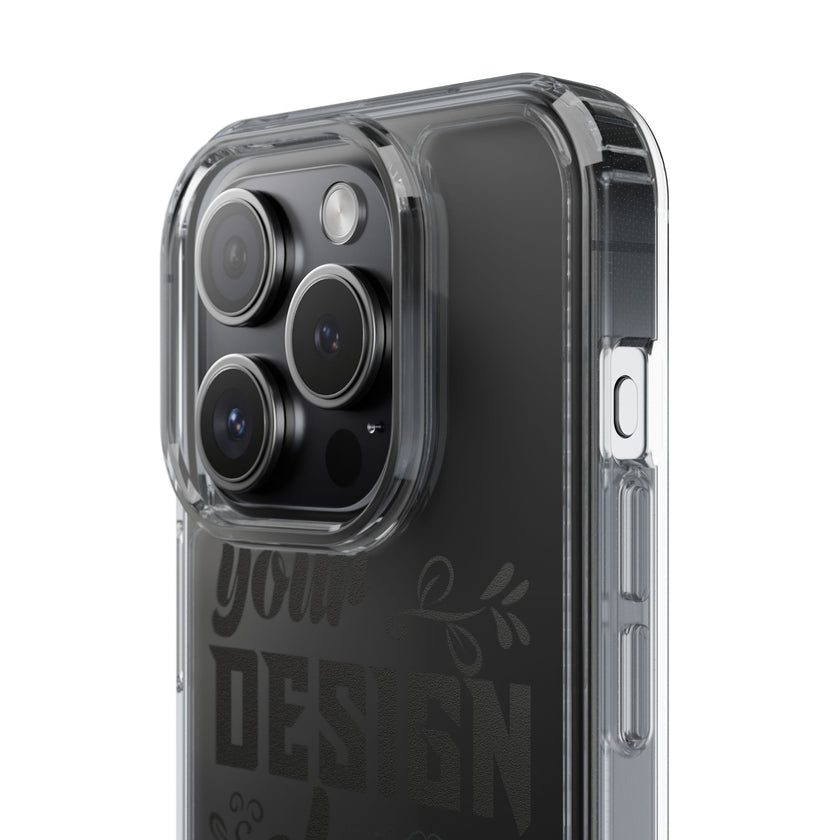 Customizable Clear Phone Case Slim Lightweight Scratch Resistant Protection