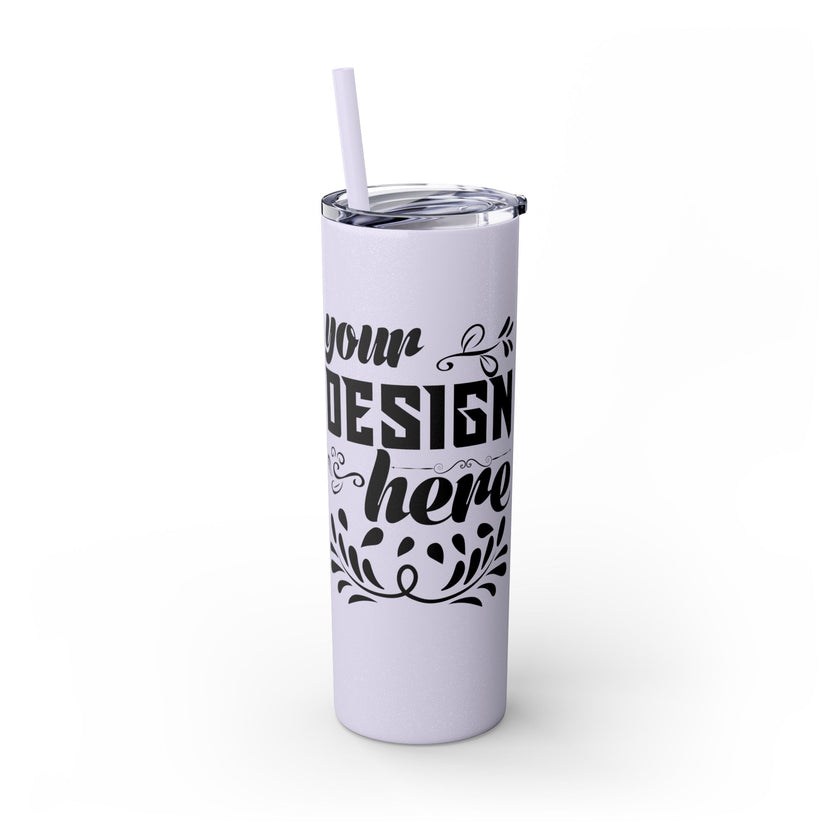Customizable Maars 20oz Skinny Tumbler with Straw Stainless Steel