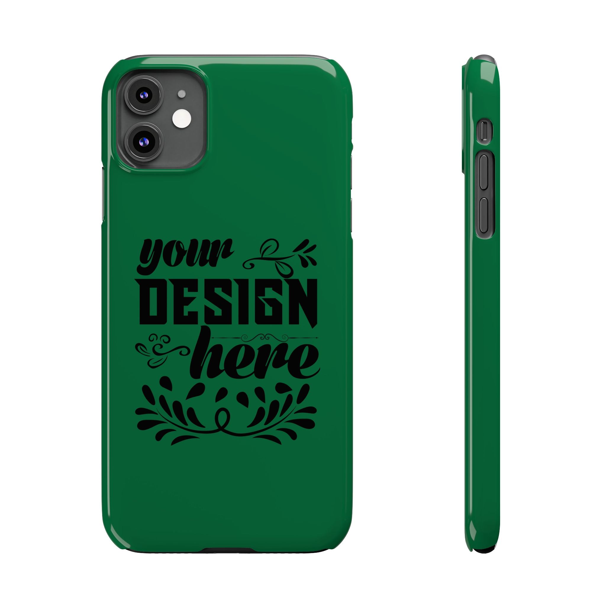 Customizable Slim Phone Case Super Slim Glossy Lexan Polycarbonate Plastic