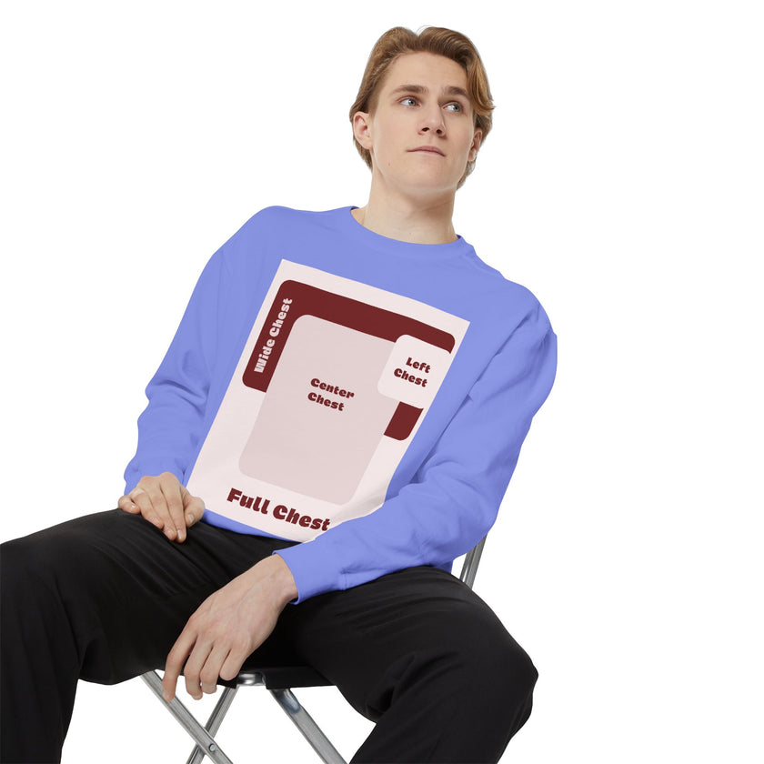 Customizable Comfort Colors 1566 Unisex Garment Dyed Sweatshirt DTG Custom Design