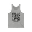 Customizable Bella+Canvas 3480 Unisex Jersey Tank Top Lightweight Retail Fit