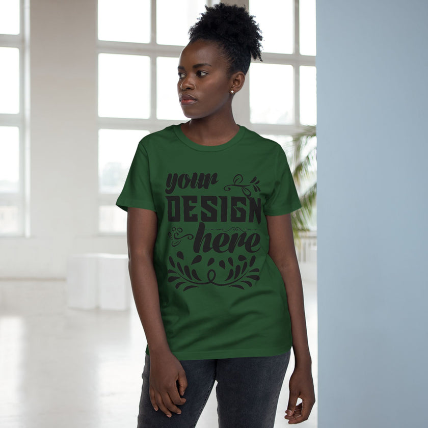 Customizable AS Colour 4001 Womens Maple Cotton T-Shirt