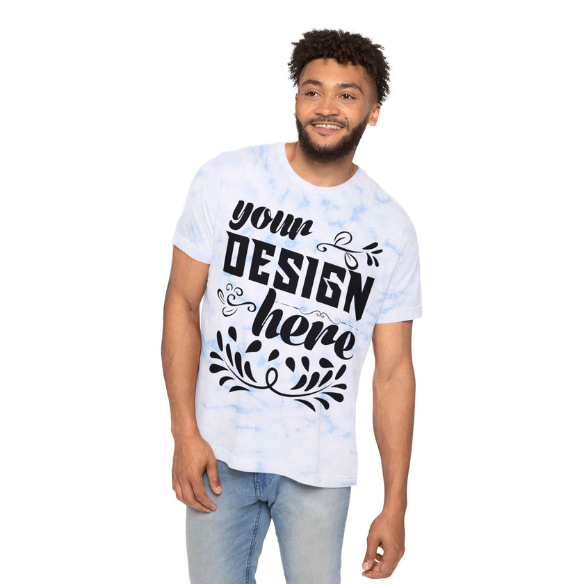 Customizable Bella+Canvas 3100RD Unisex FWD Tie Dyed T Shirt