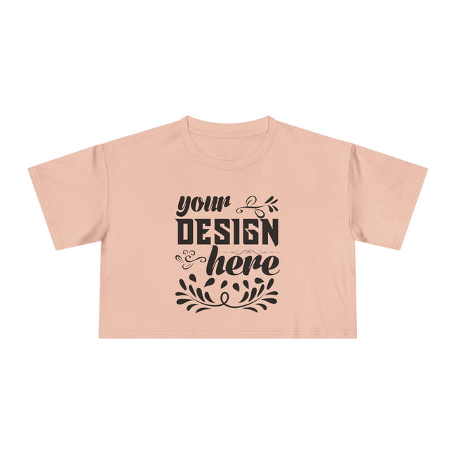 Customizable AS Colour 4062 Womens Crop Tee Dropped Shoulder