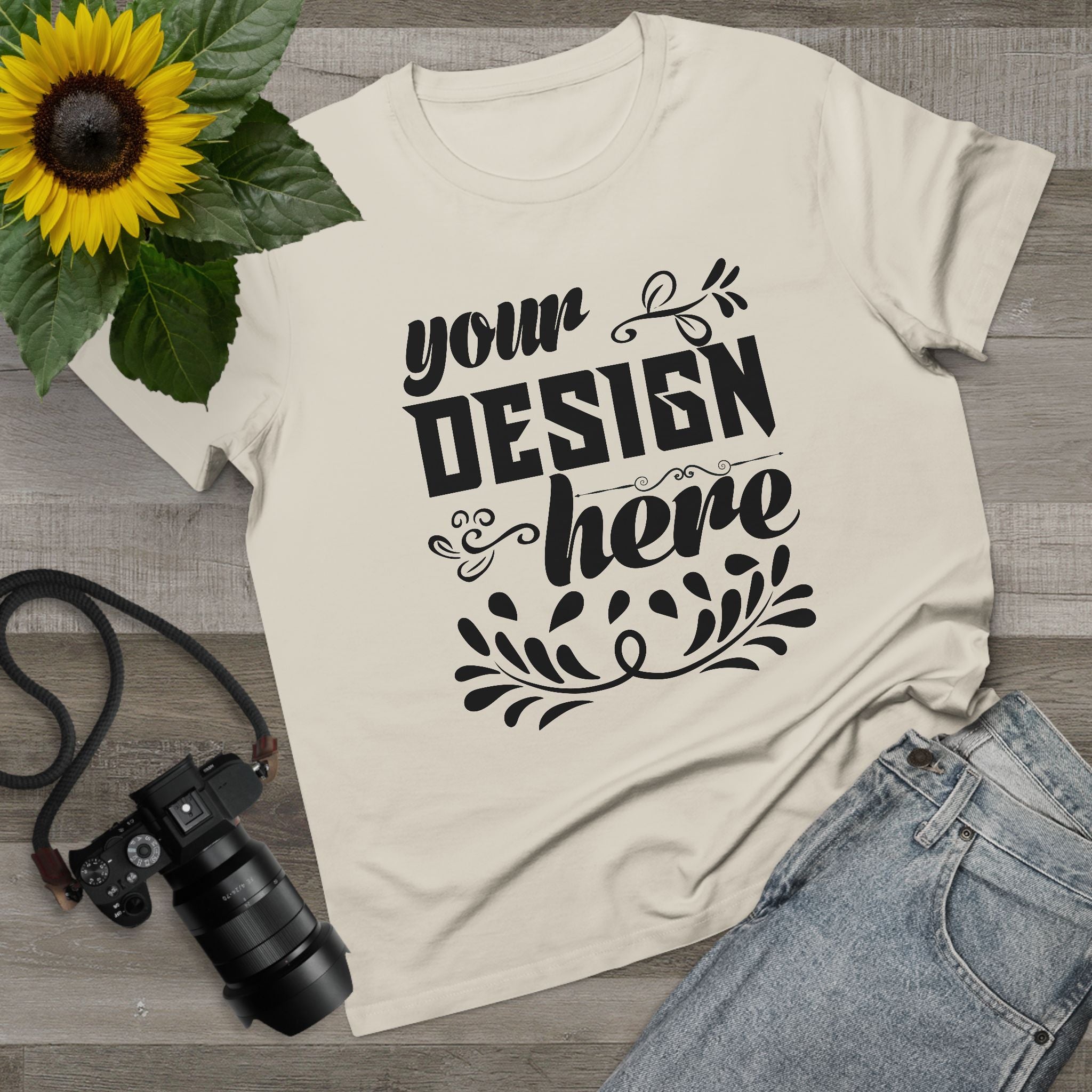 Customizable AS Colour 4001 Womens Maple Cotton T-Shirt