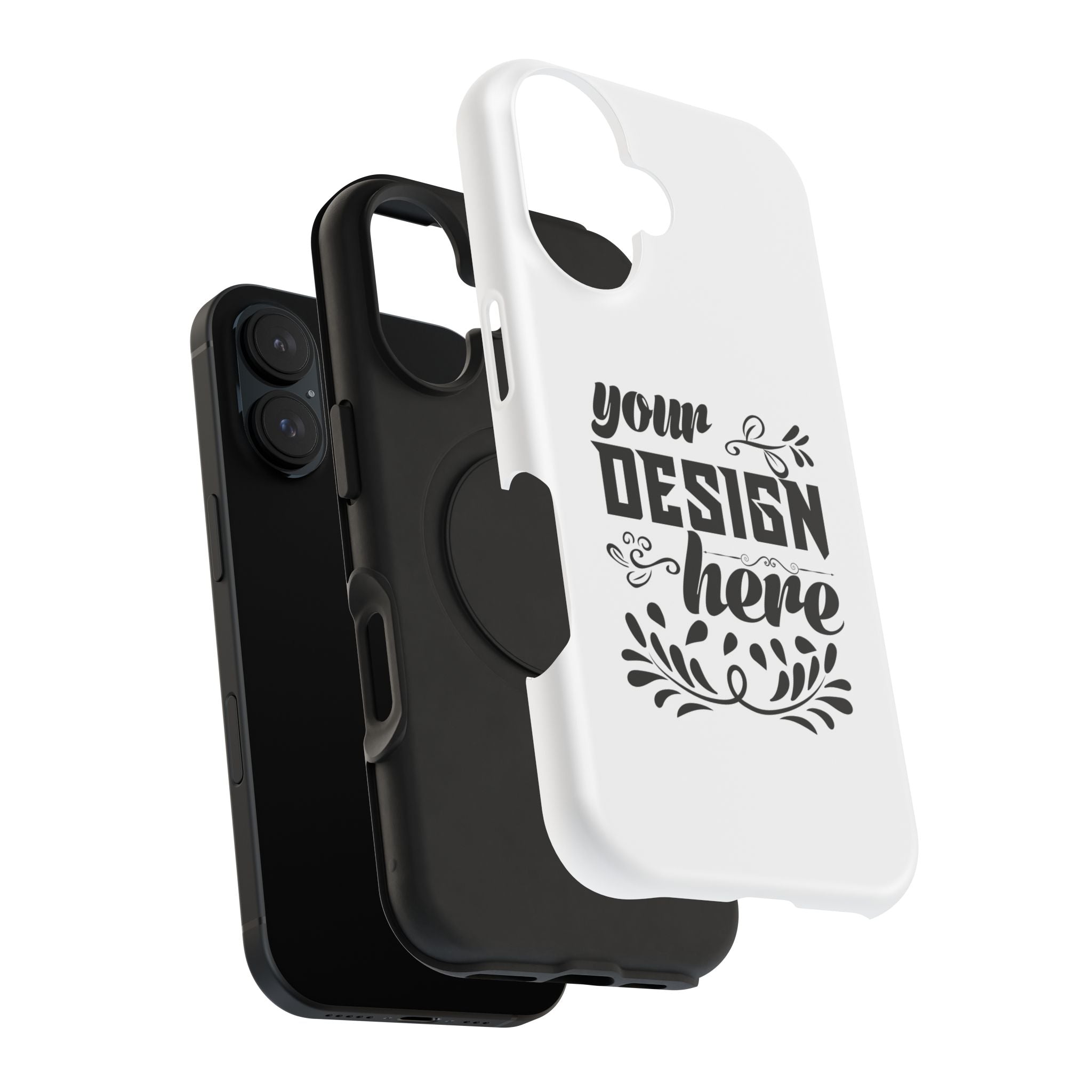 Customizable Impact Resistant Phone Case Dual Layer With Matte Or Glossy