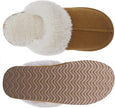 Women’s Cozy Memory Foam Winter House Slippers – Plush Lined Indoor Outdoor Slip-On