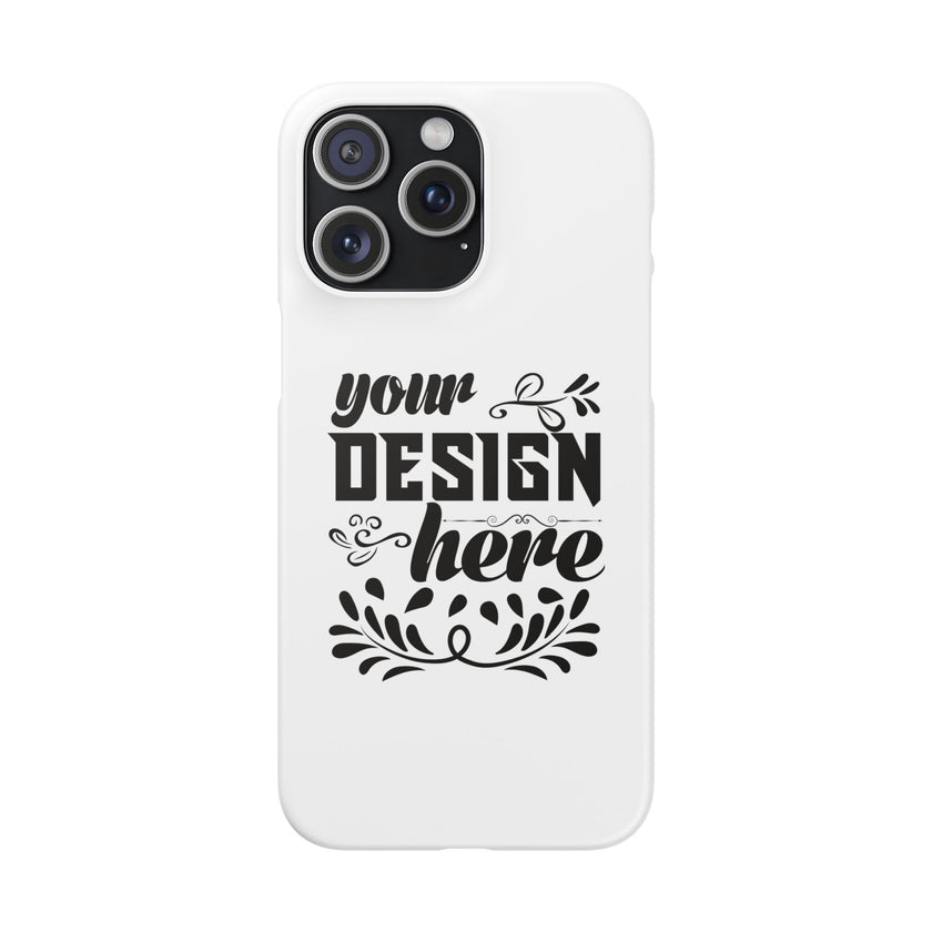 Customizable Snap Phone Case Slim Lightweight Polycarbonate Gloss Or Matte