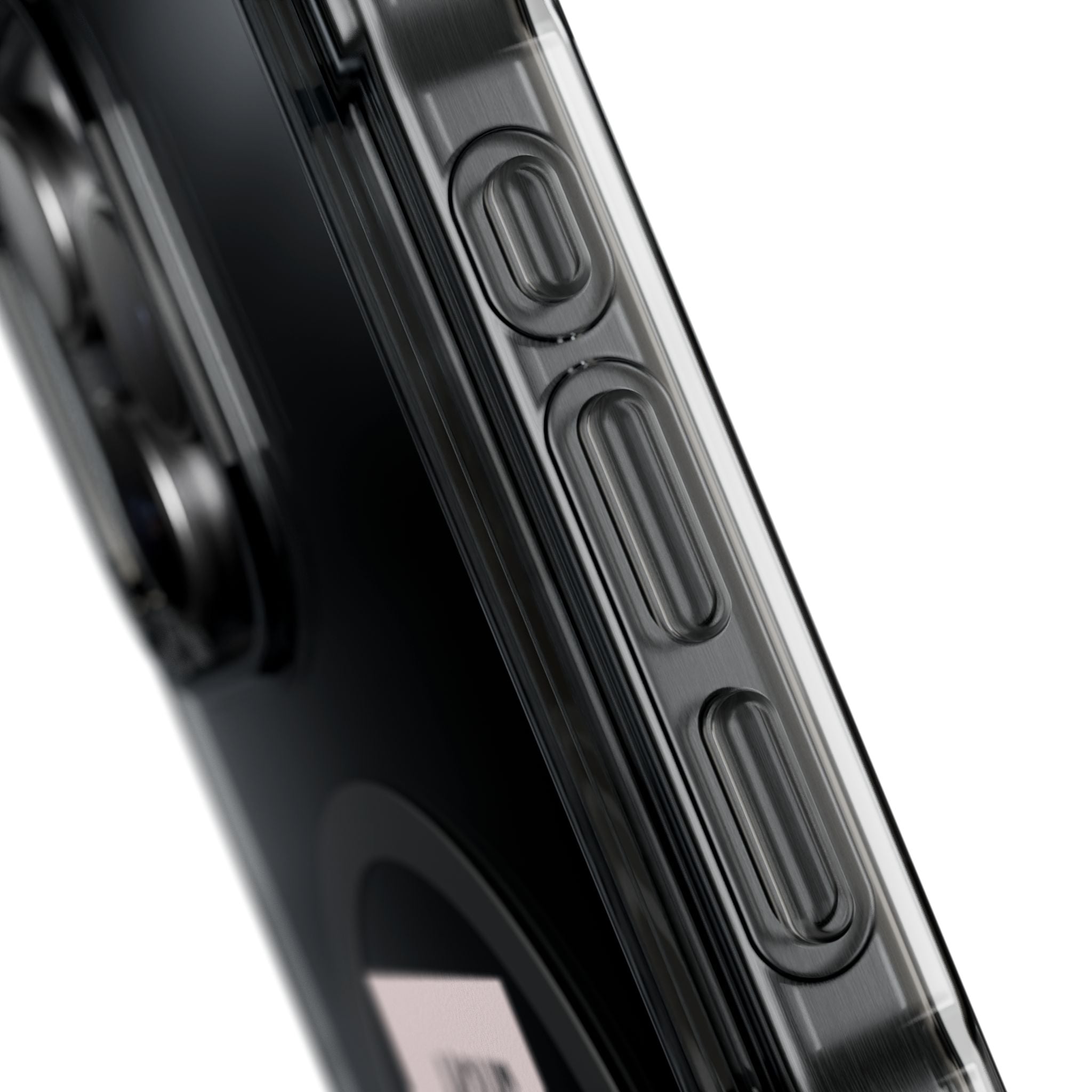 Customizable Magnetic Clear Impact Case With Air Cushioned Bumper Corners