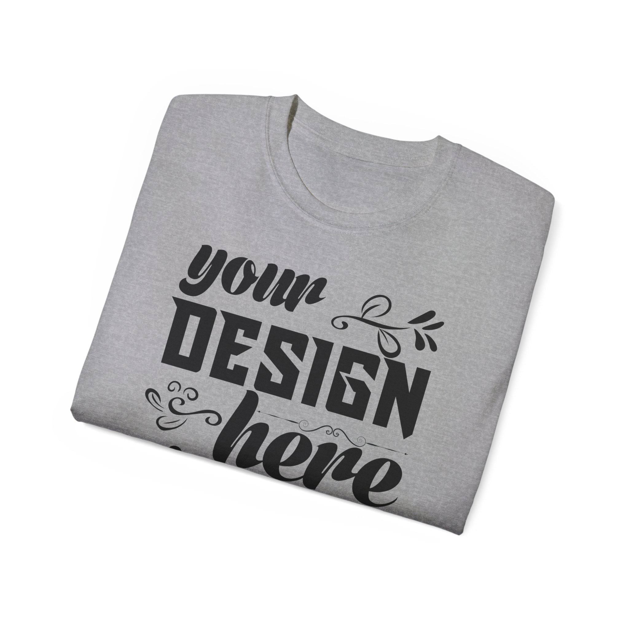 Customizable Gildan 2000 Unisex Ultra Cotton Crew Neck T-Shirt