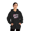 Gildan 18500 Unisex  Hooded Sweatshirt | Love Never Hurts Graphic Print