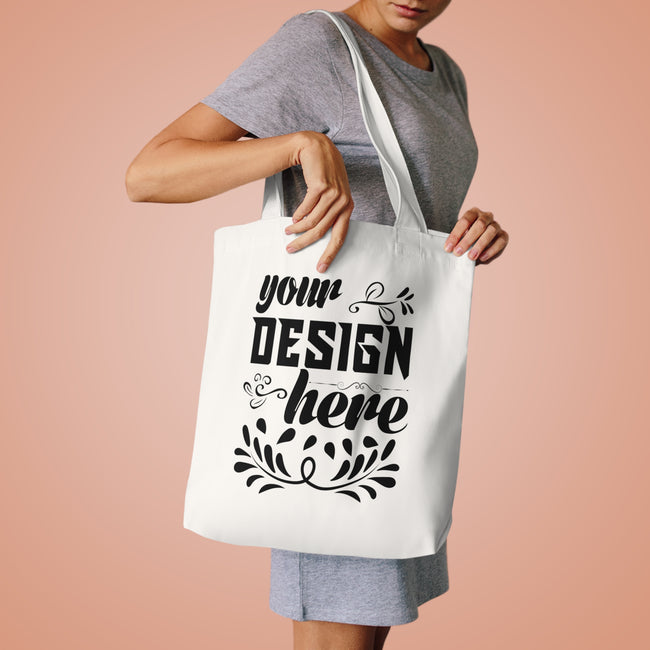 Customizable AS Colour 1001 Cotton Canvas Tote Bag Reinforced Straps