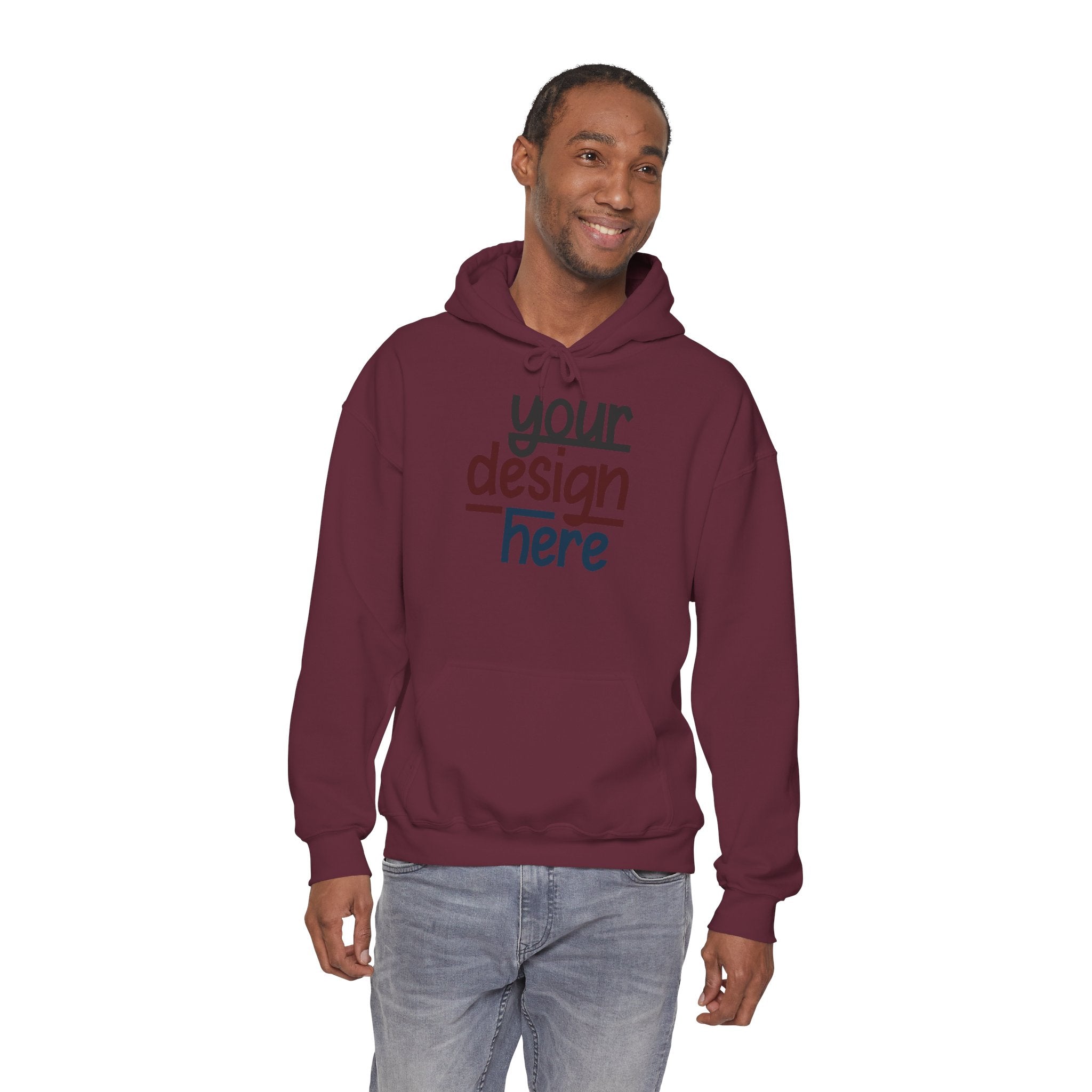 Customizable Gildan 18500 Unisex Heavy Blend Hooded Sweatshirt