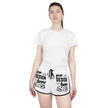 Customizable Women’s Relaxed Fit Polyester Drawstring Shorts