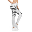 Customizable Women’s Casual Leggings in Polyester Spandex AOP