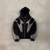 Nameria Unisex 3D Effect Zip Hoodie Relaxed Fit