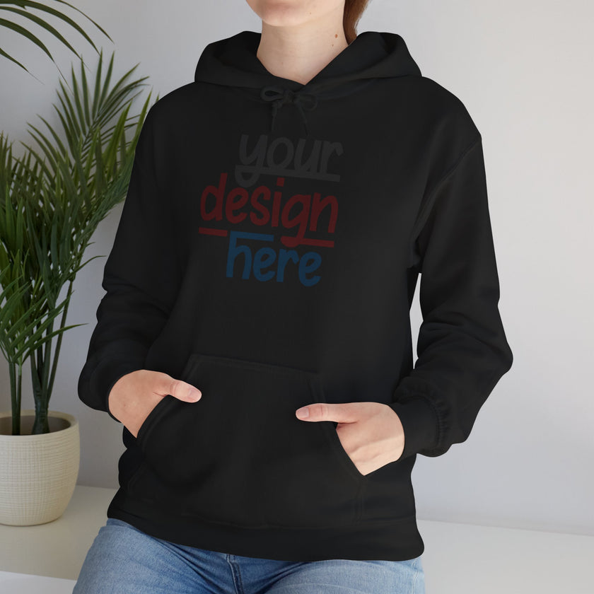 Customizable Gildan 18500 Unisex Heavy Blend Hooded Sweatshirt