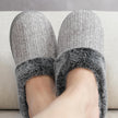 Women’s Memory Foam Plush Knit Slippers – Warm Cozy Indoor/Outdoor Comfort