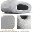 Women’s Memory Foam Plush Knit Slippers – Warm Cozy Indoor/Outdoor Comfort