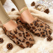 Women’s Plush Faux Fur Memory Foam Scuff Slippers – Cozy Indoor Slip-On House Shoes