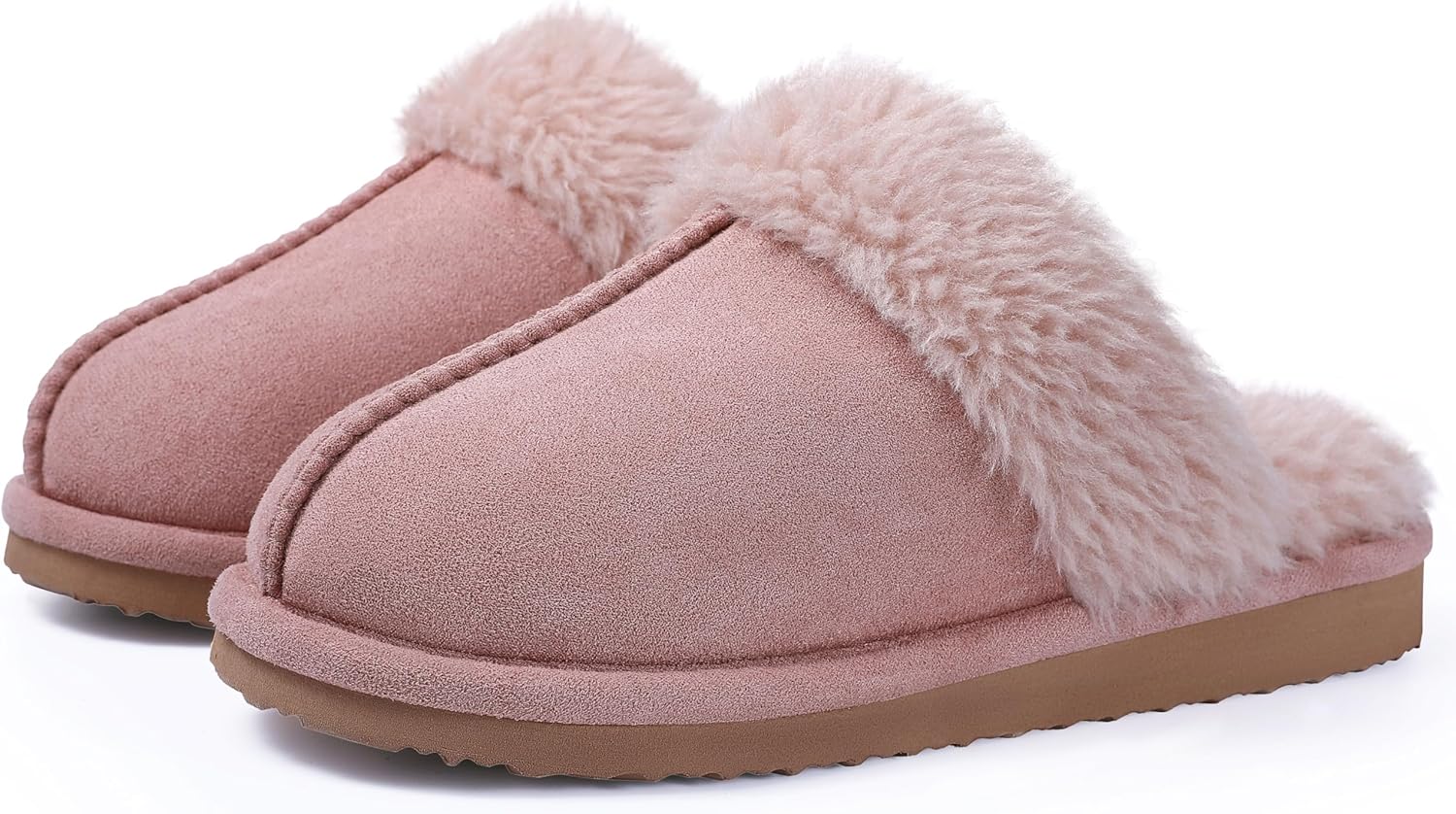 Women’s Cozy Memory Foam Winter House Slippers – Plush Lined Indoor Outdoor Slip-On