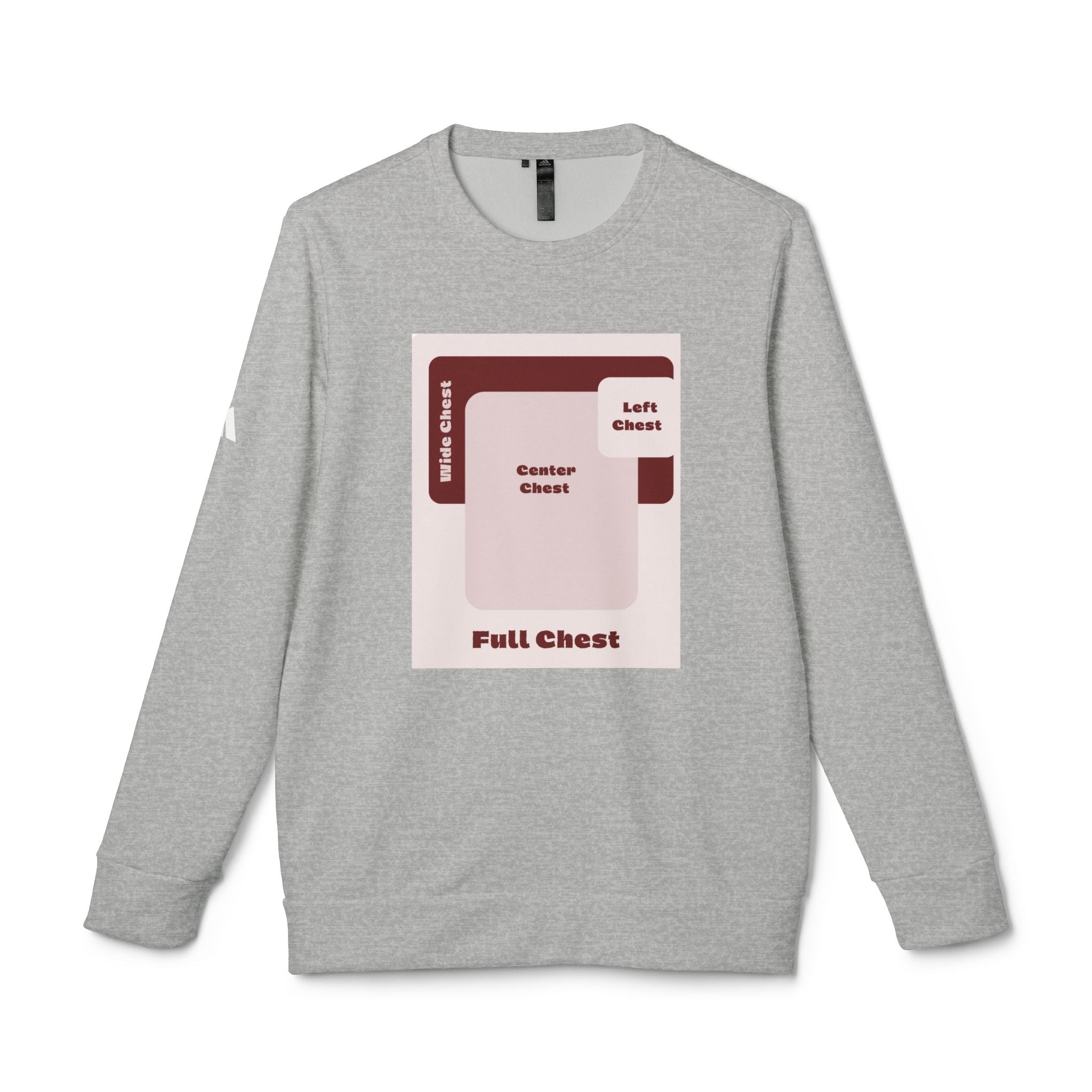 Customizable Adidas A434 Unisex Fleece Crewneck Sweatshirt