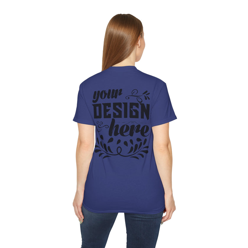 Customizable Gildan 2000 Unisex Ultra Cotton Crew Neck T-Shirt