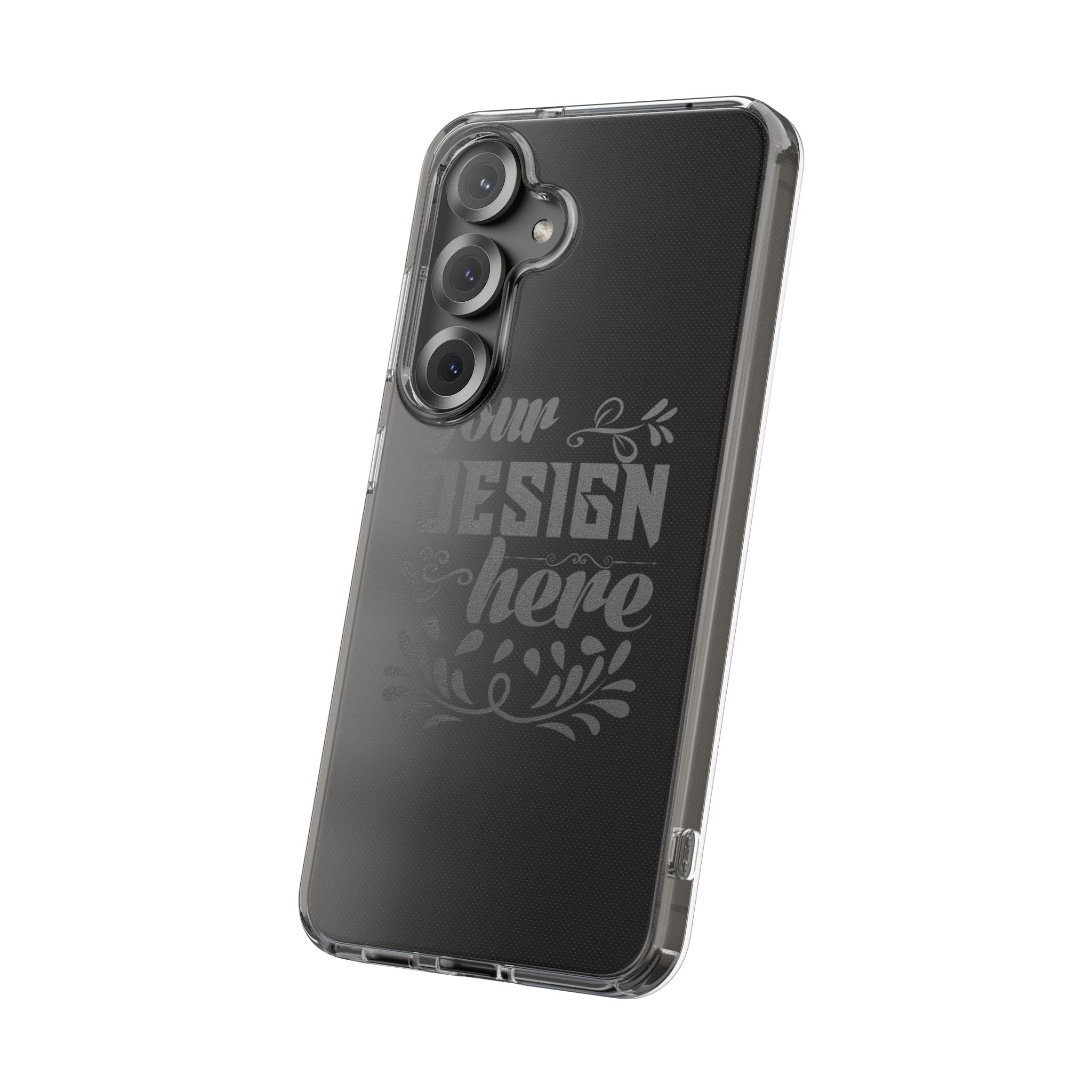 Customizable Clear Impact Resistant Phone Case With TPU Sides Wireless Ready