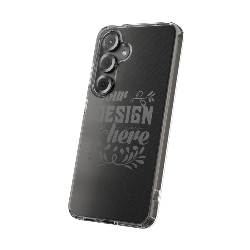 Customizable Clear Impact Resistant Phone Case With TPU Sides Wireless Ready