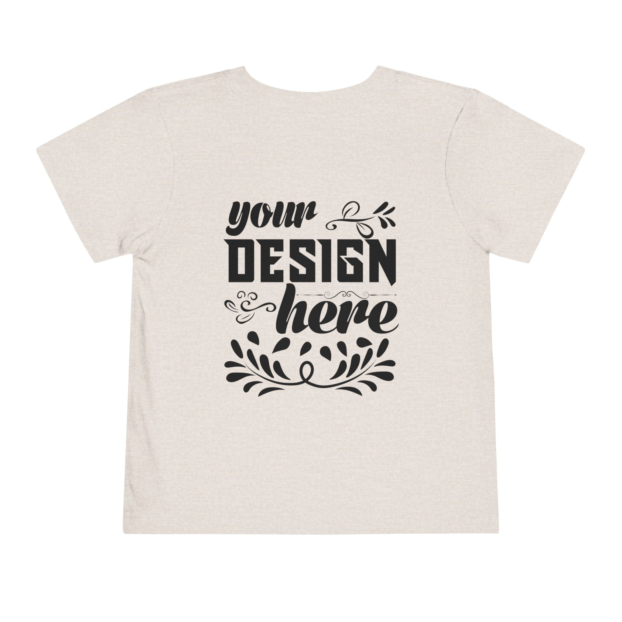 Customizable Bella+Canvas 3001T Toddler Short Sleeve T-Shirt Jersey