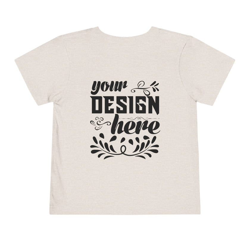 Customizable Bella+Canvas 3001T Toddler Short Sleeve T-Shirt Jersey