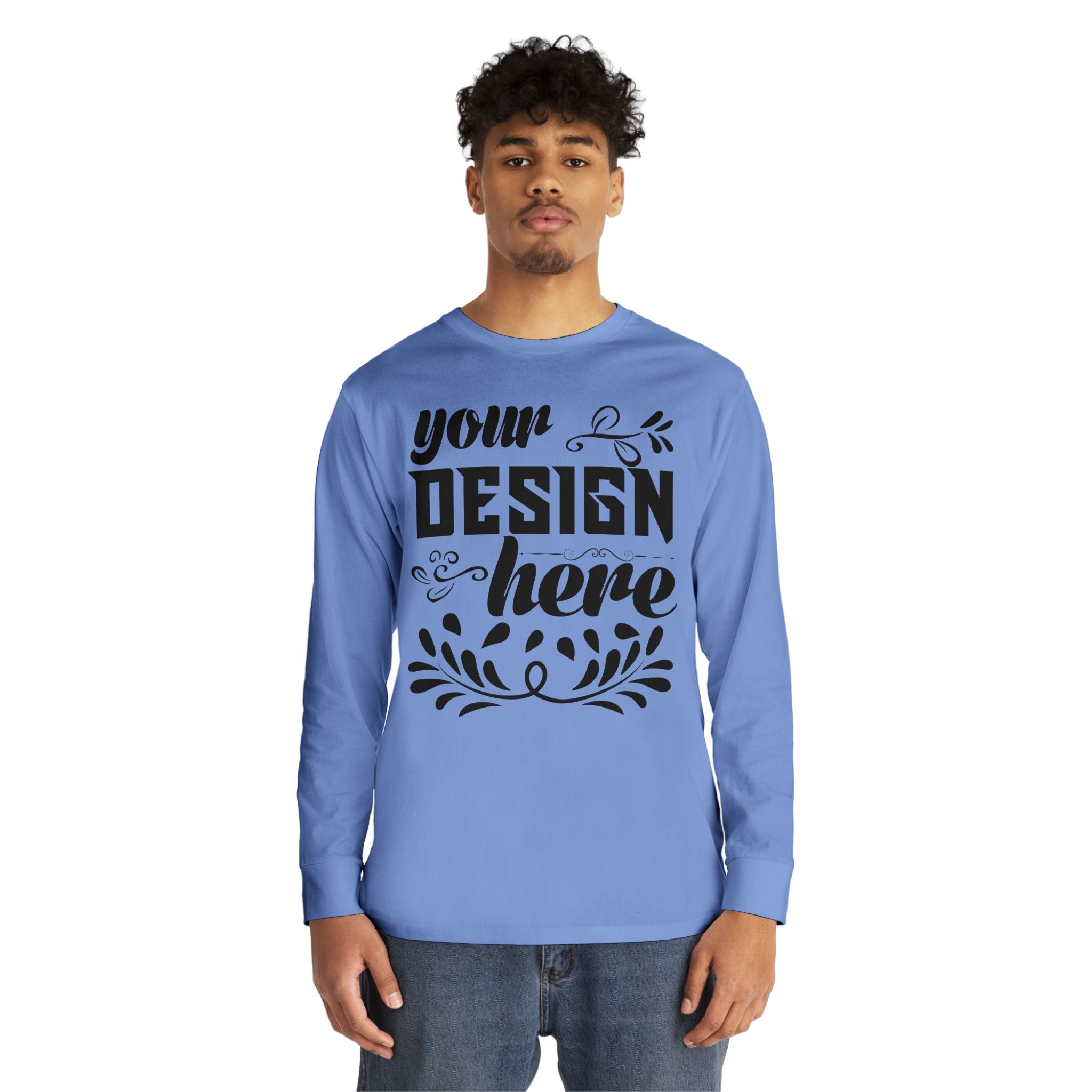 Customizable Lane Seven LS15009 Unisex Long Sleeve Crewneck Tee