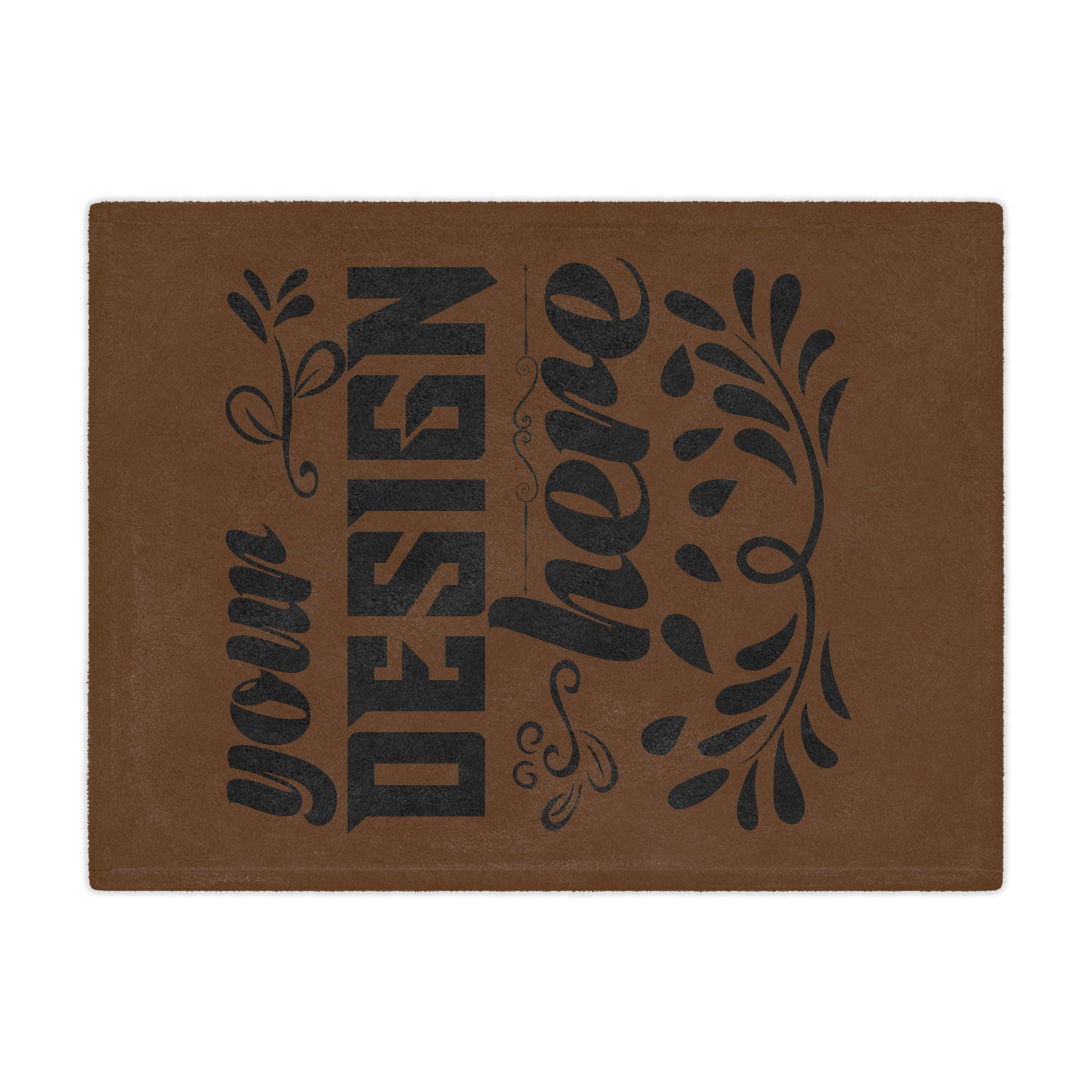 Customizable Minky Blanket 100% Polyester Microfiber Fleece 3 Sizes