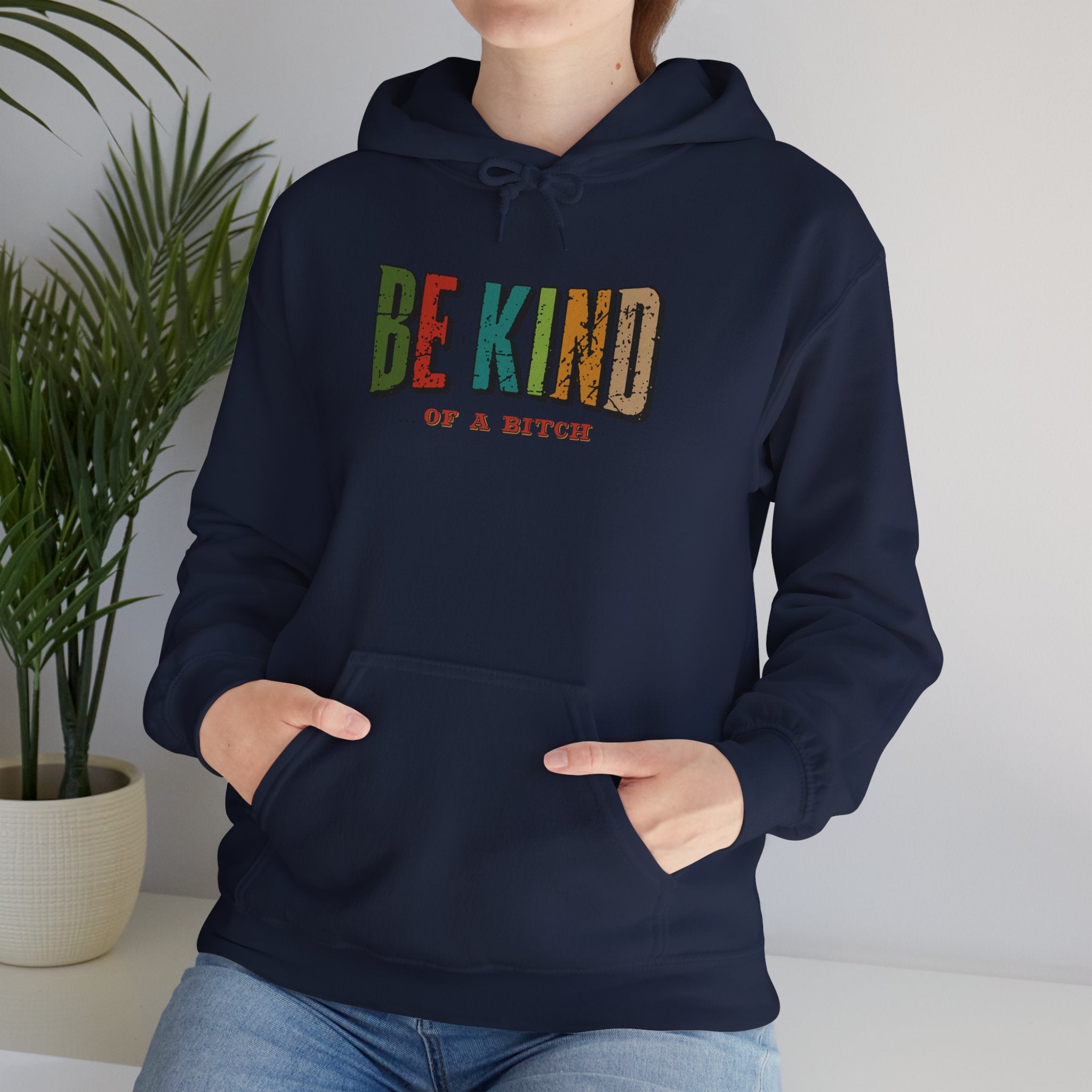 Gildan 18500 Unisex Heavy Blend Hoodie | Be Kind Graphic Print