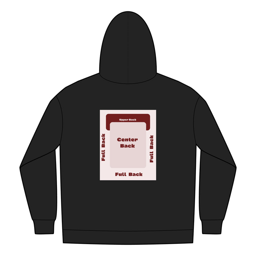 Customizable District DT1100 Unisex Jersey Full Zip Hoodie