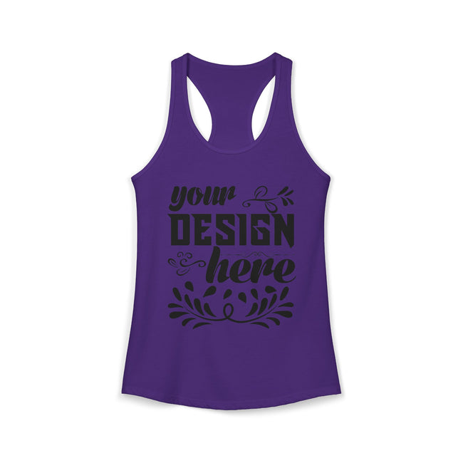 Customizable Next Level 1533 Womens Ideal Racerback Tank