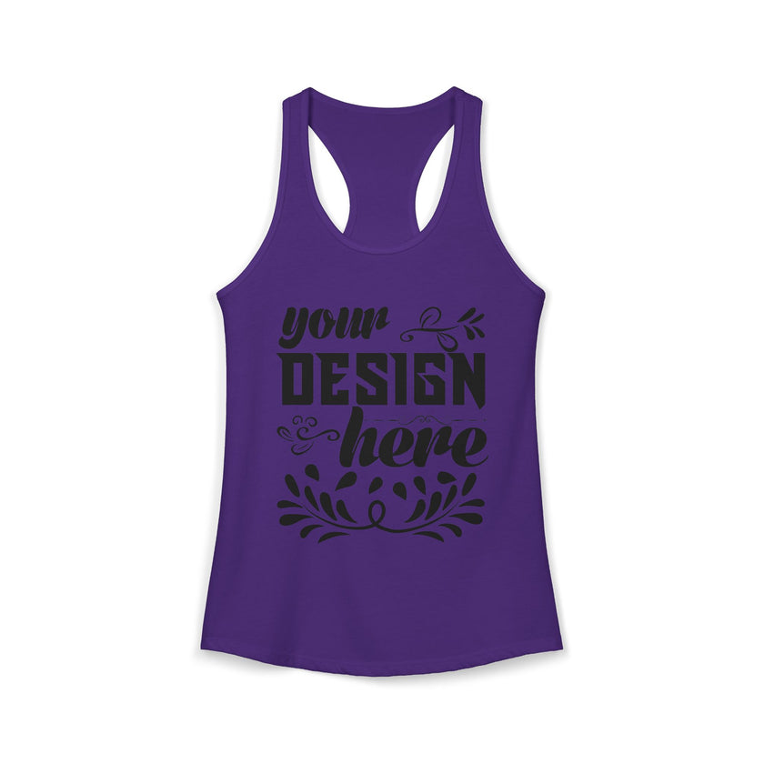 Customizable Next Level 1533 Womens Ideal Racerback Tank