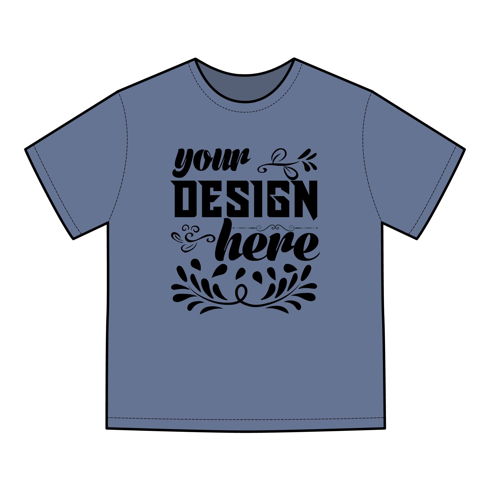 Customizable Hanes GDH00 Unisex Garment Dyed Cotton T Shirt