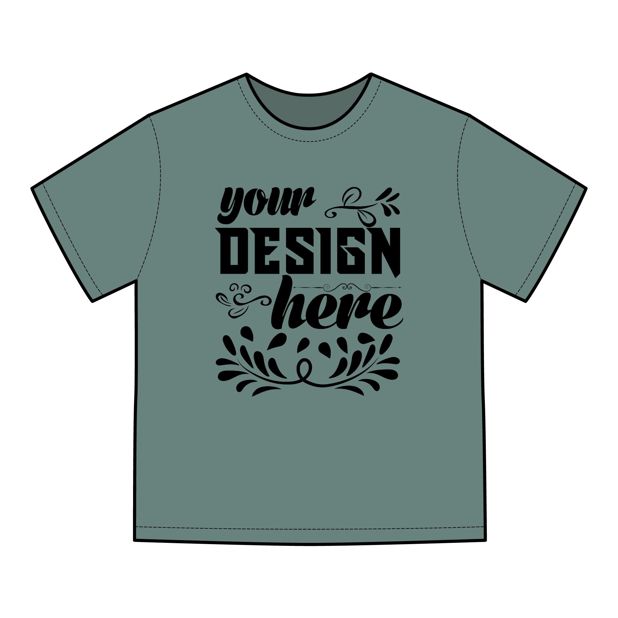 Customizable Hanes GDH00 Unisex Garment Dyed Cotton T Shirt