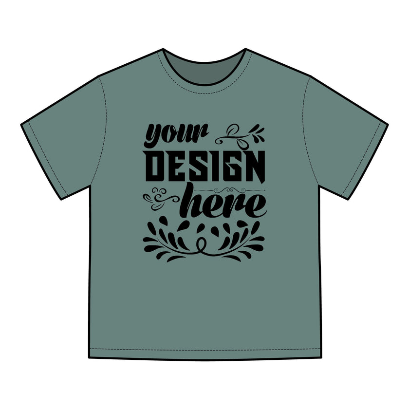 Customizable Hanes GDH00 Unisex Garment Dyed Cotton T Shirt