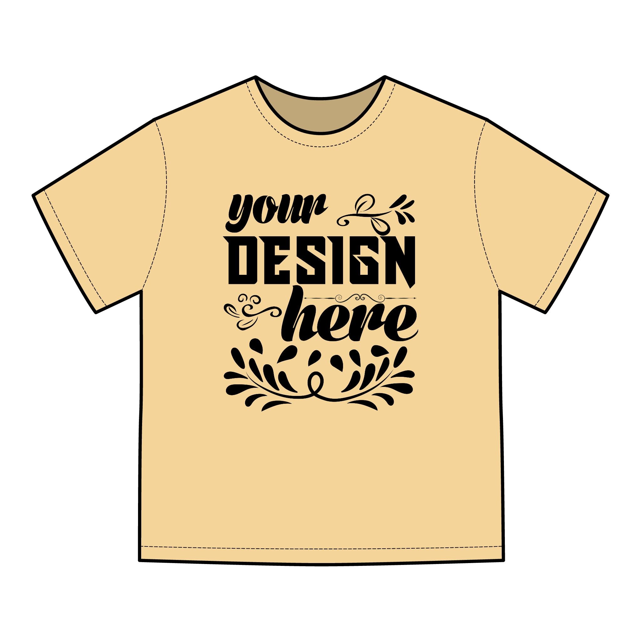 Customizable Hanes GDH00 Unisex Garment Dyed Cotton T Shirt