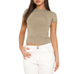 Nameria Milk Silk Blend Slim Fit Short Sleeve T-Shirt