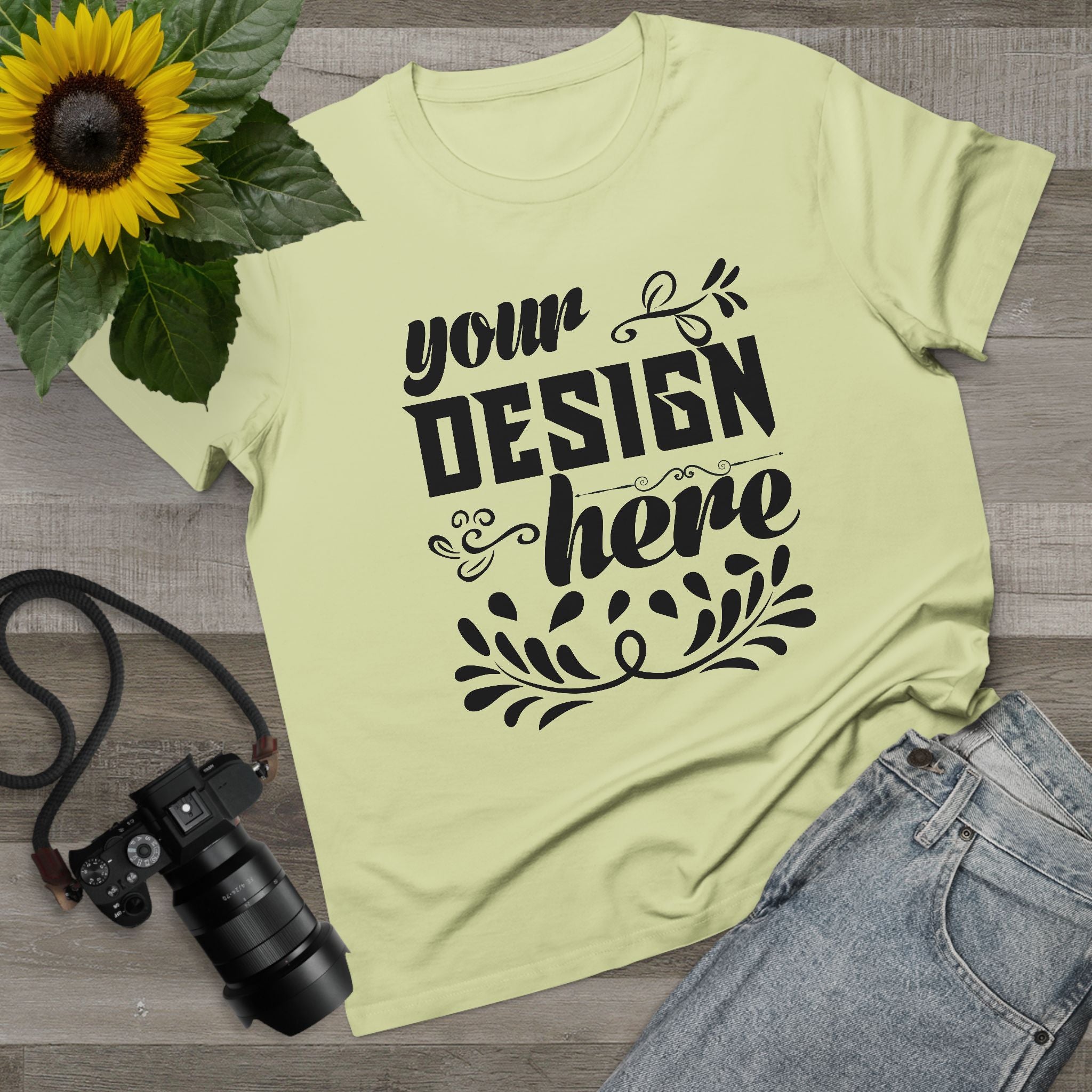 Customizable AS Colour 4001 Womens Maple Cotton T-Shirt