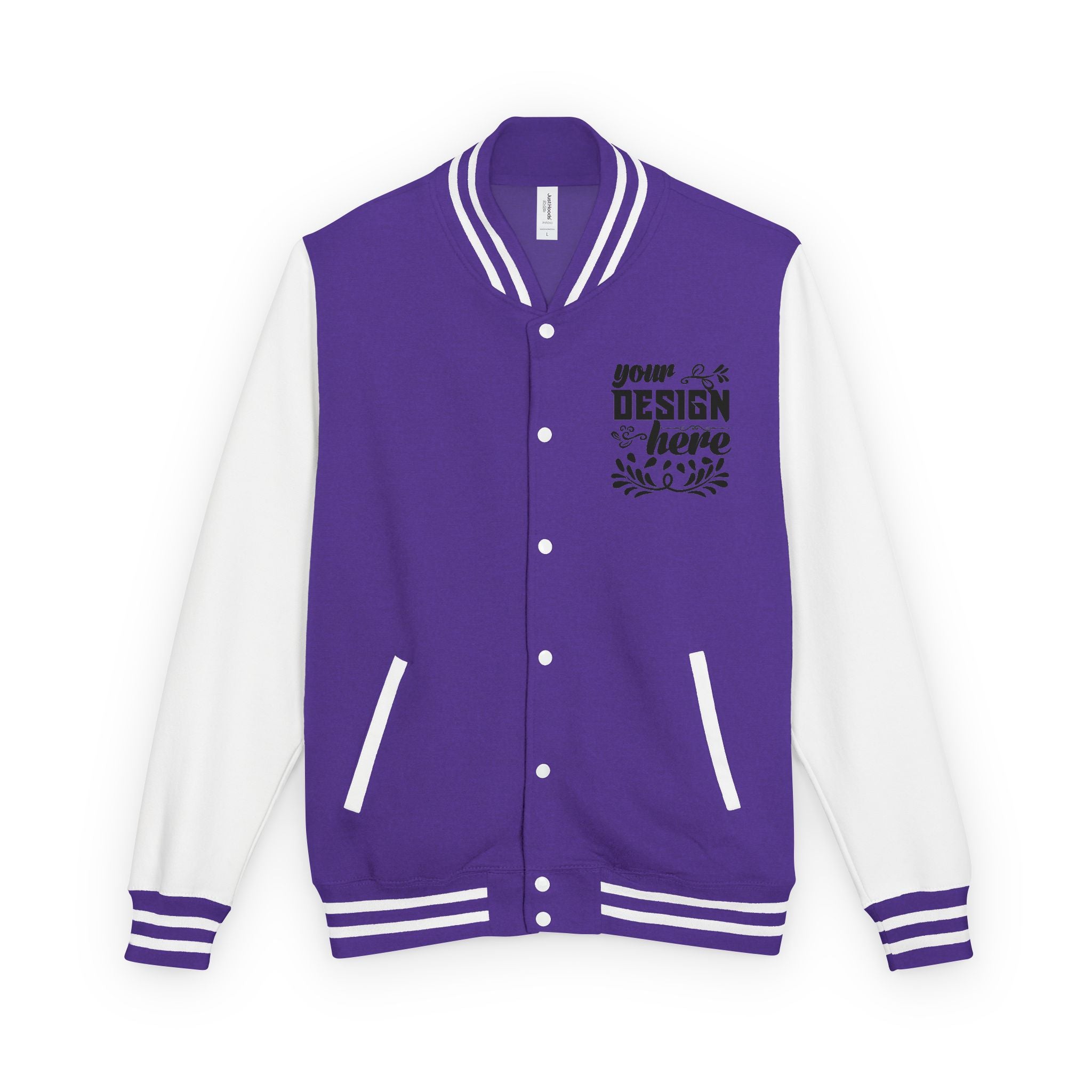 Customizable AWDis JH043 Unisex Heavyweight Letterman Jacket