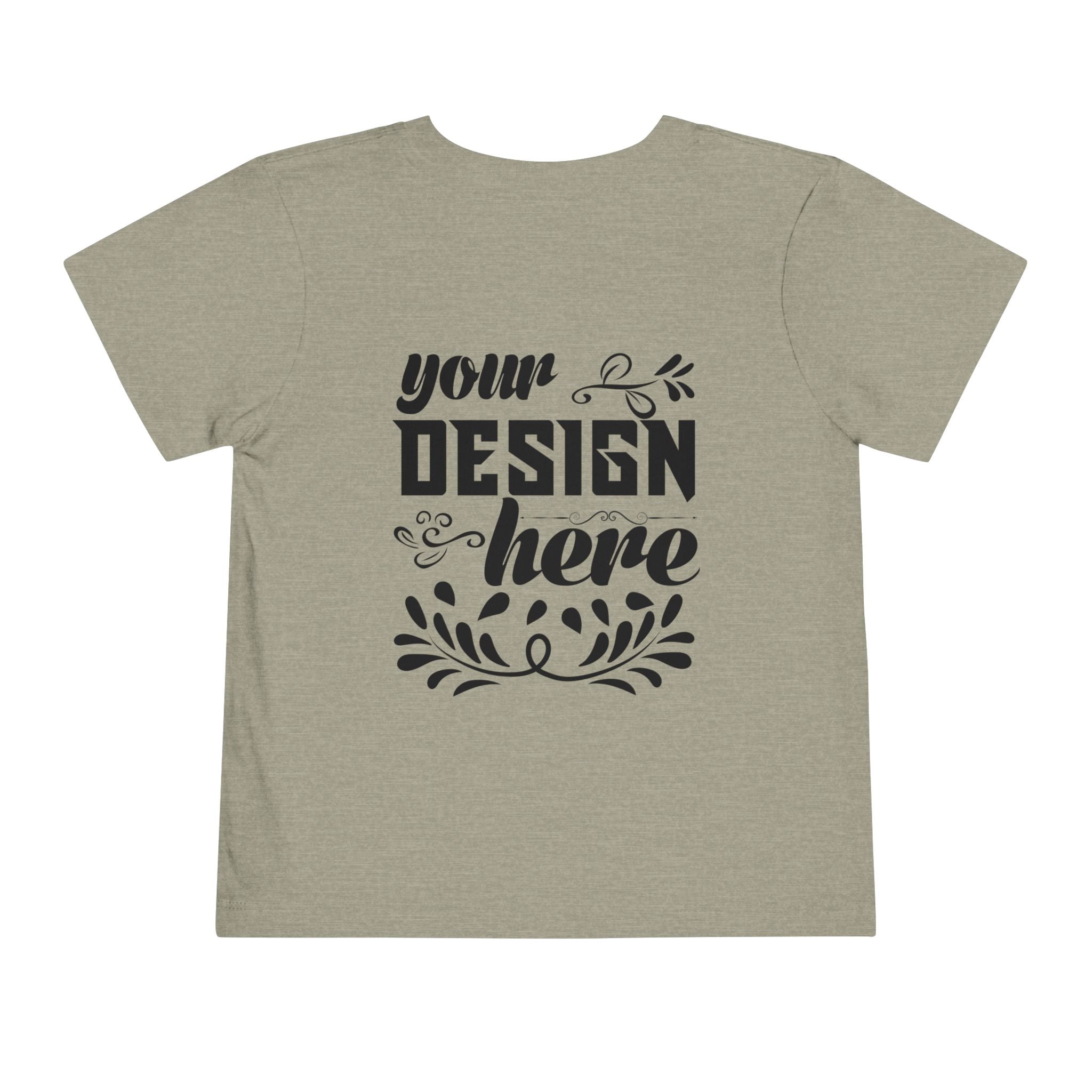 Customizable Bella+Canvas 3001T Toddler Short Sleeve T-Shirt Jersey