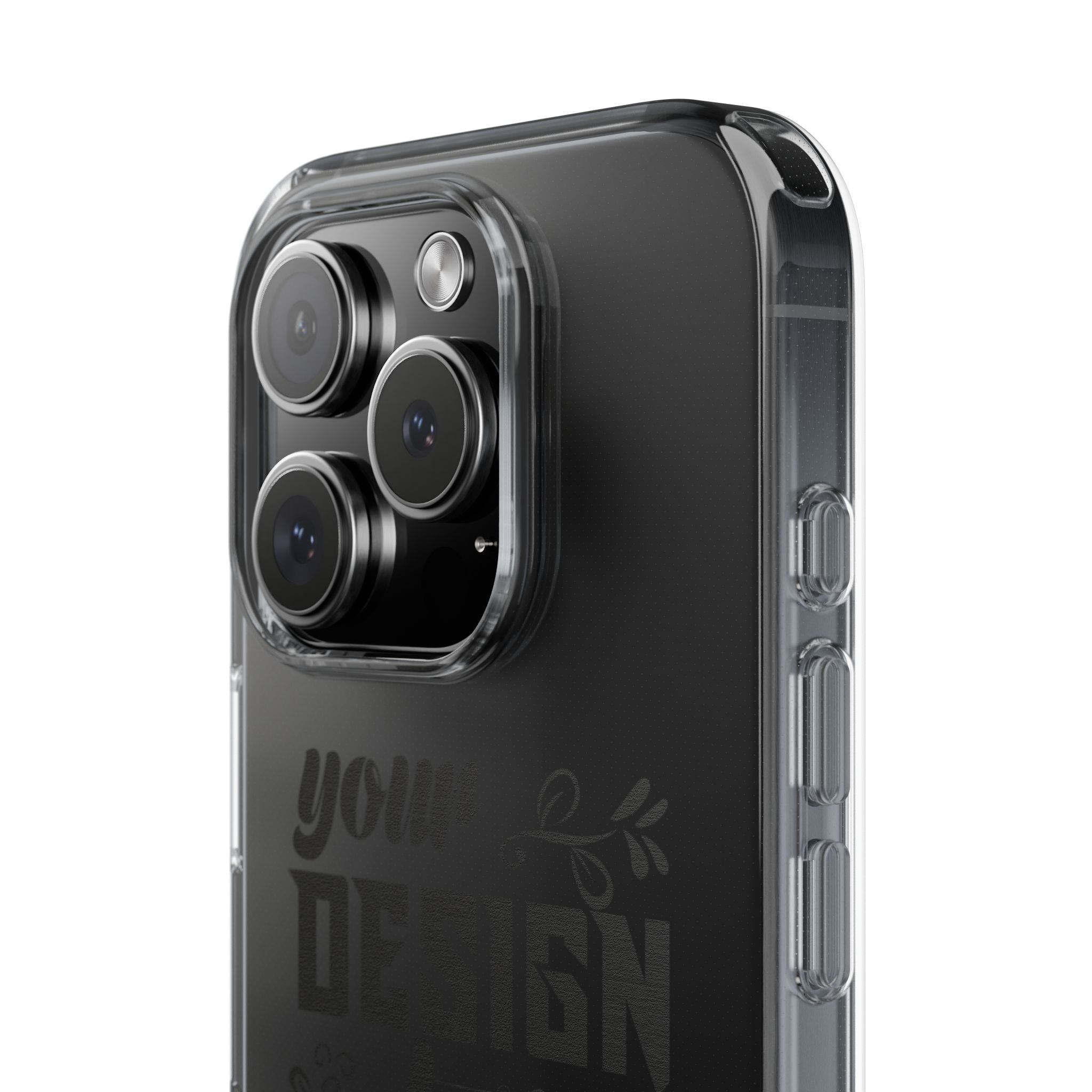 Customizable Clear Impact Resistant Phone Case With TPU Sides Wireless Ready